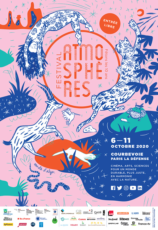 Affiche du Festival Atmosphères - 10ème édition - 2020