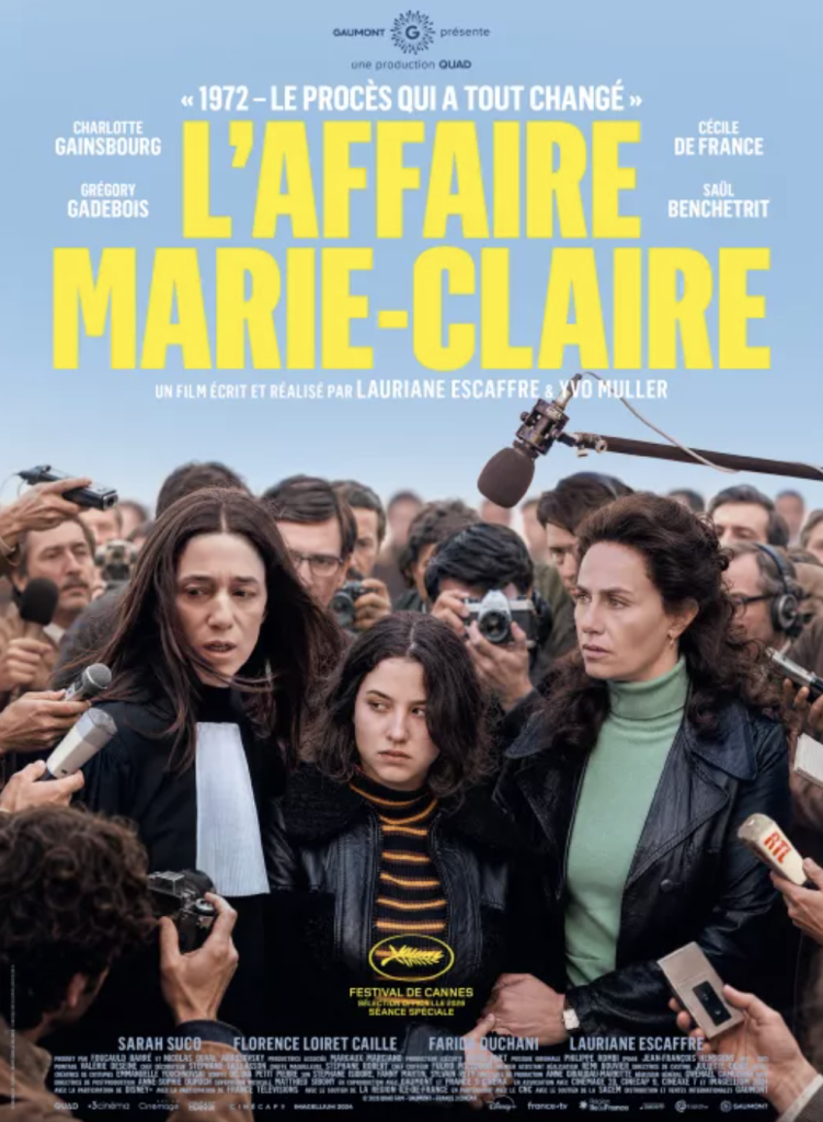 affiche l'affaire marie-claire / crédit quad fam -gaumont - france 3